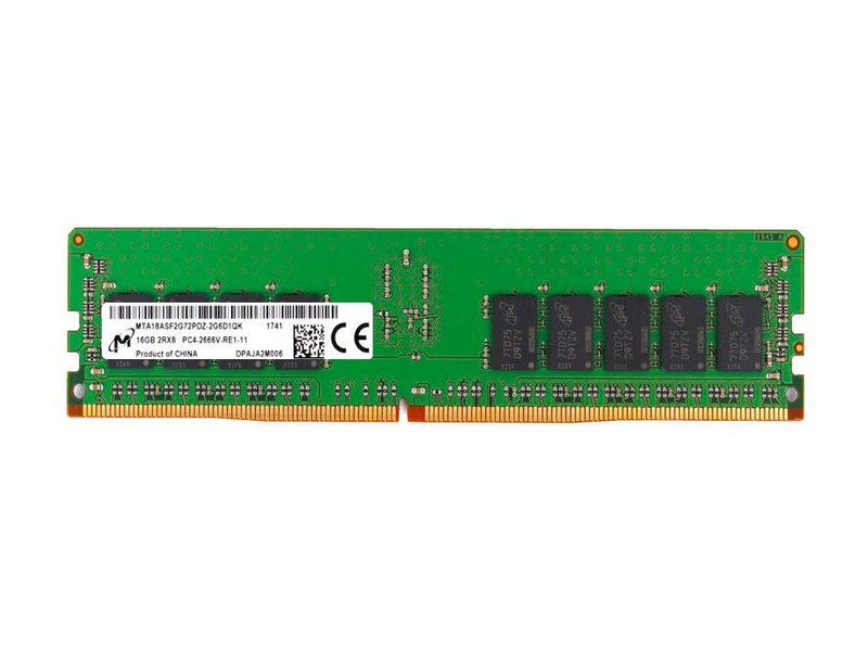 Operatyvioji atmintis 16GB DDR4 2666 RDIMM 2Rx8 Micron MTA18ASF2G72PDZ