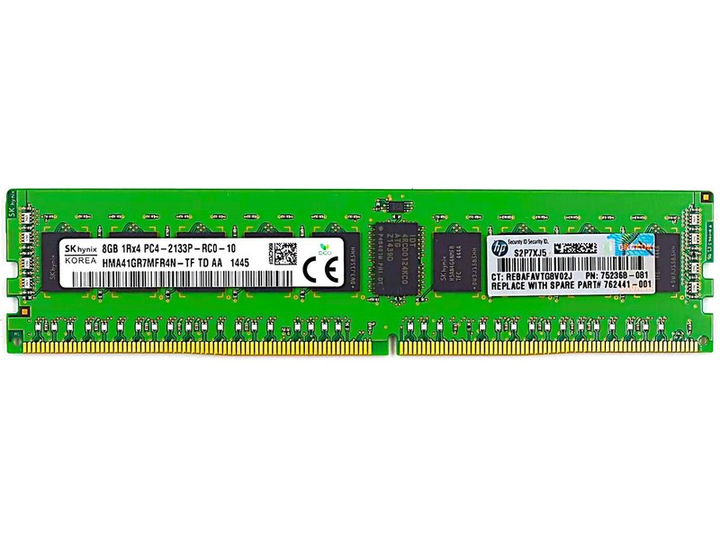 Operatyvioji atmintis 8GB DDR4-2133 RDIMM 1Rx4