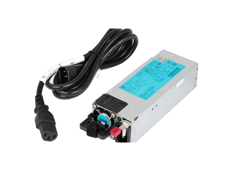 Serverio dalis HPE 500W Flex Slot PSU